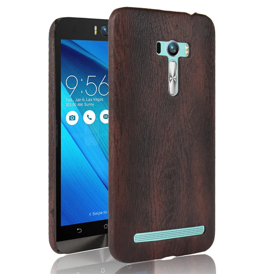 Чехол HOTSWEI Для ZenFone Selfie ZD551KL тонкий чехол из дерева и твердого пластика защитный