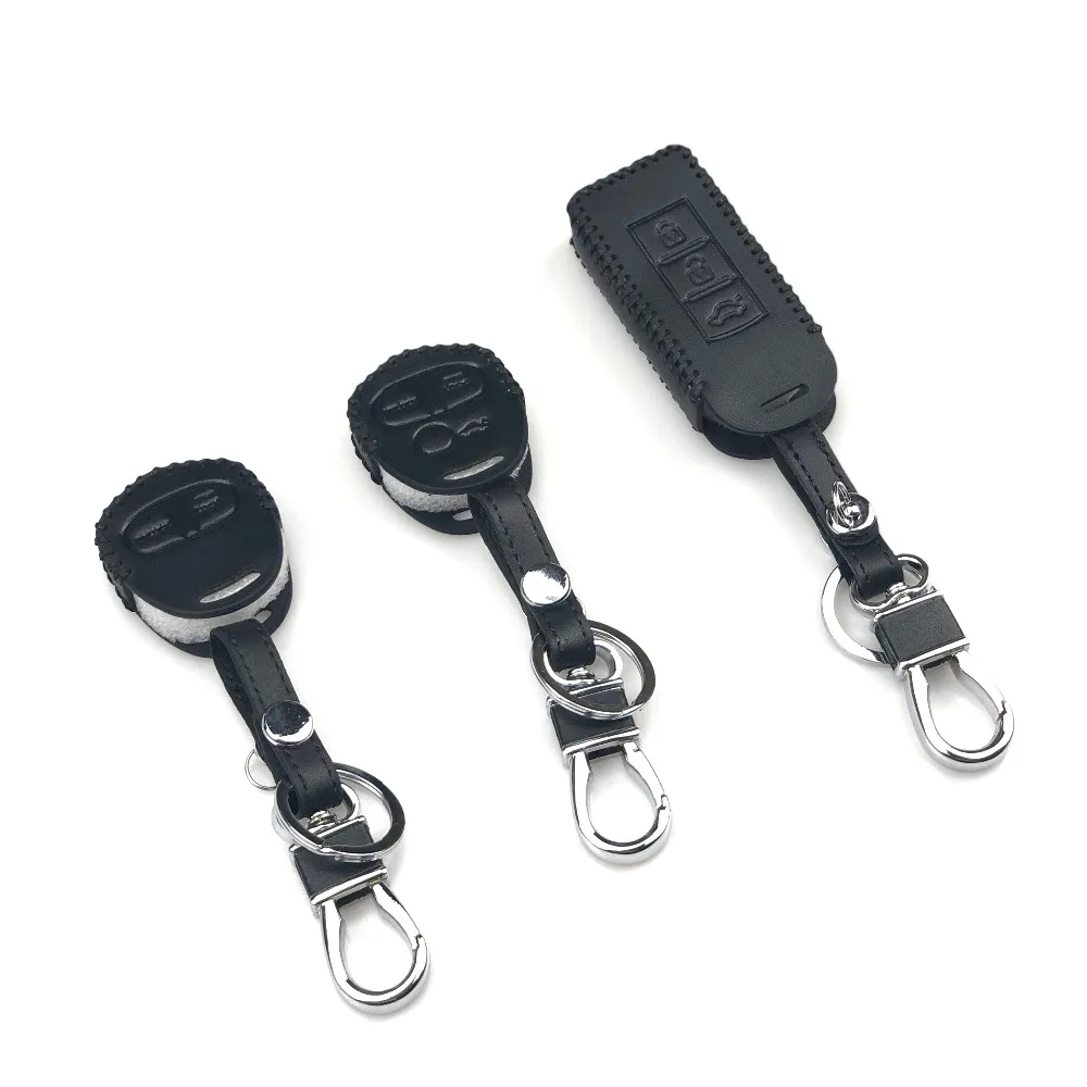 Кожаный чехол для ключей с дистанционным управлением брелок Mitsubishi ASX Outlander Lancer Colt