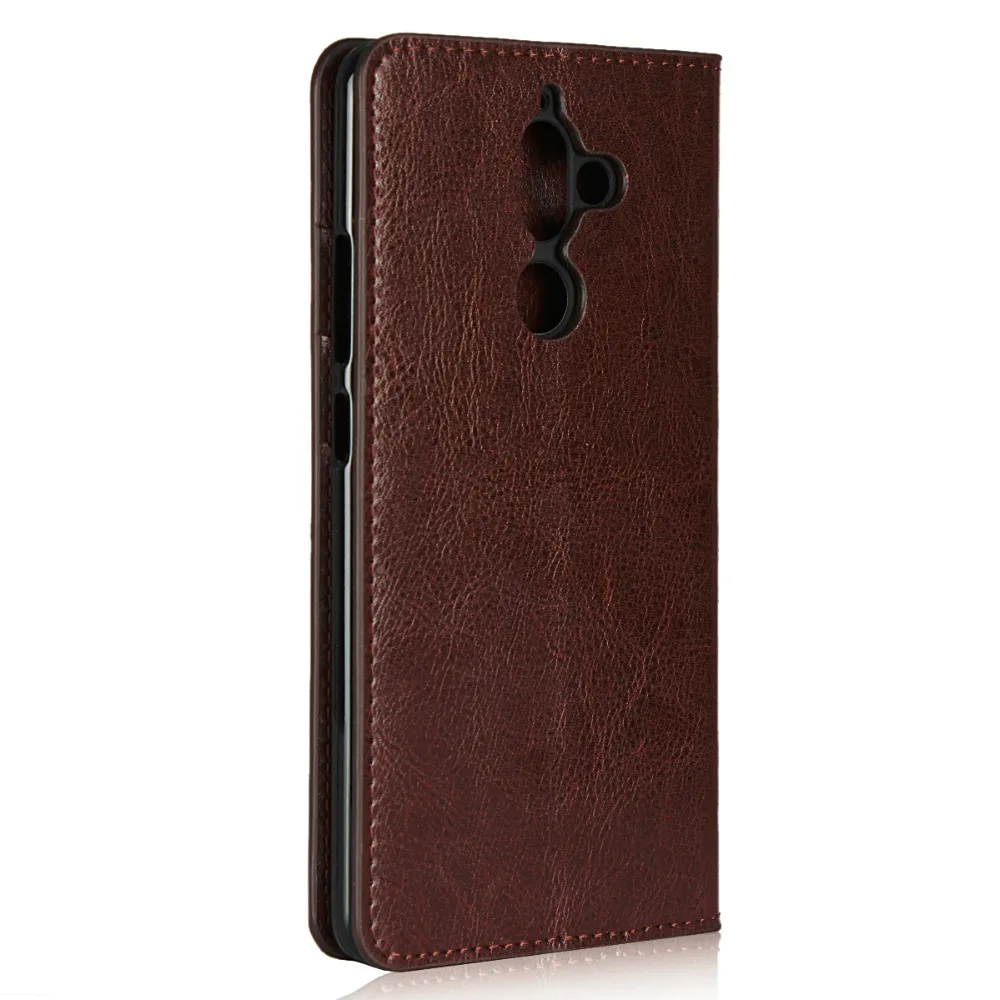 Чехол LUCKBUY для Nokia 7 Plus Роскошные ультратонкие чехлы-книжки из натуральной кожи 6 0
