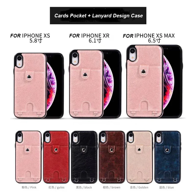 Сумка через плечо, кожаный чехол-кошелек для iPhone X, XR, XS Max, 6, 6s, 7, 8 Plus, 11 Pro, для samsung S8, S9, S10 Plus, Note 10, 10+ 9, 8, S7 Edge