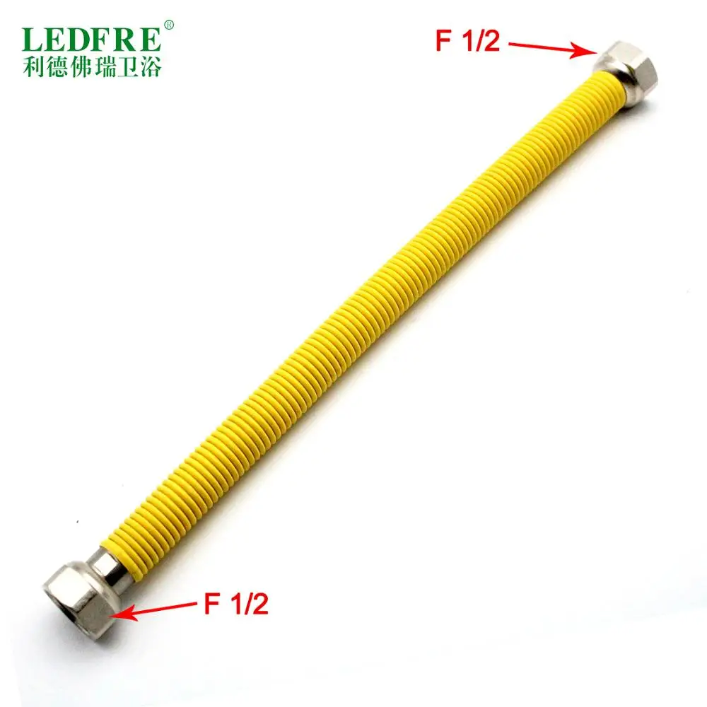 LF16004C F1/"* F1/2" Нержавеющая сталь гофрированный шланг подачи воды нагреватель разъем гибкий шланг эластичный шланг газовый шланг