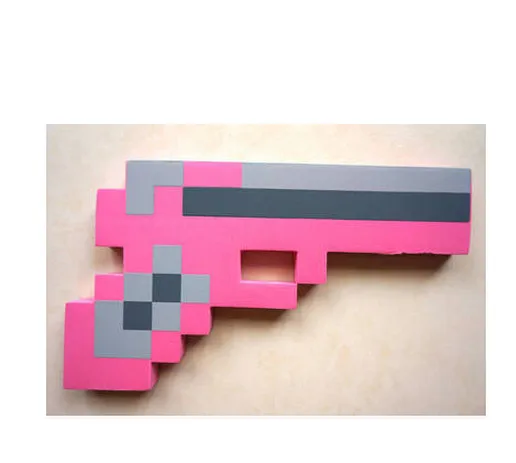 Новый 2016 Minecraft игрушки меч кирка топор лопата пистолет EVA конструкторы подарки