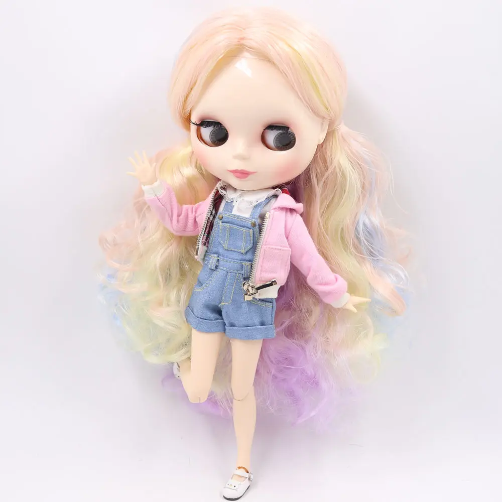Кукла Blyth ICY DBS серии № BL708/288/6005/2352 с белой кожей для суставов красочные волосы 1/6 bjd