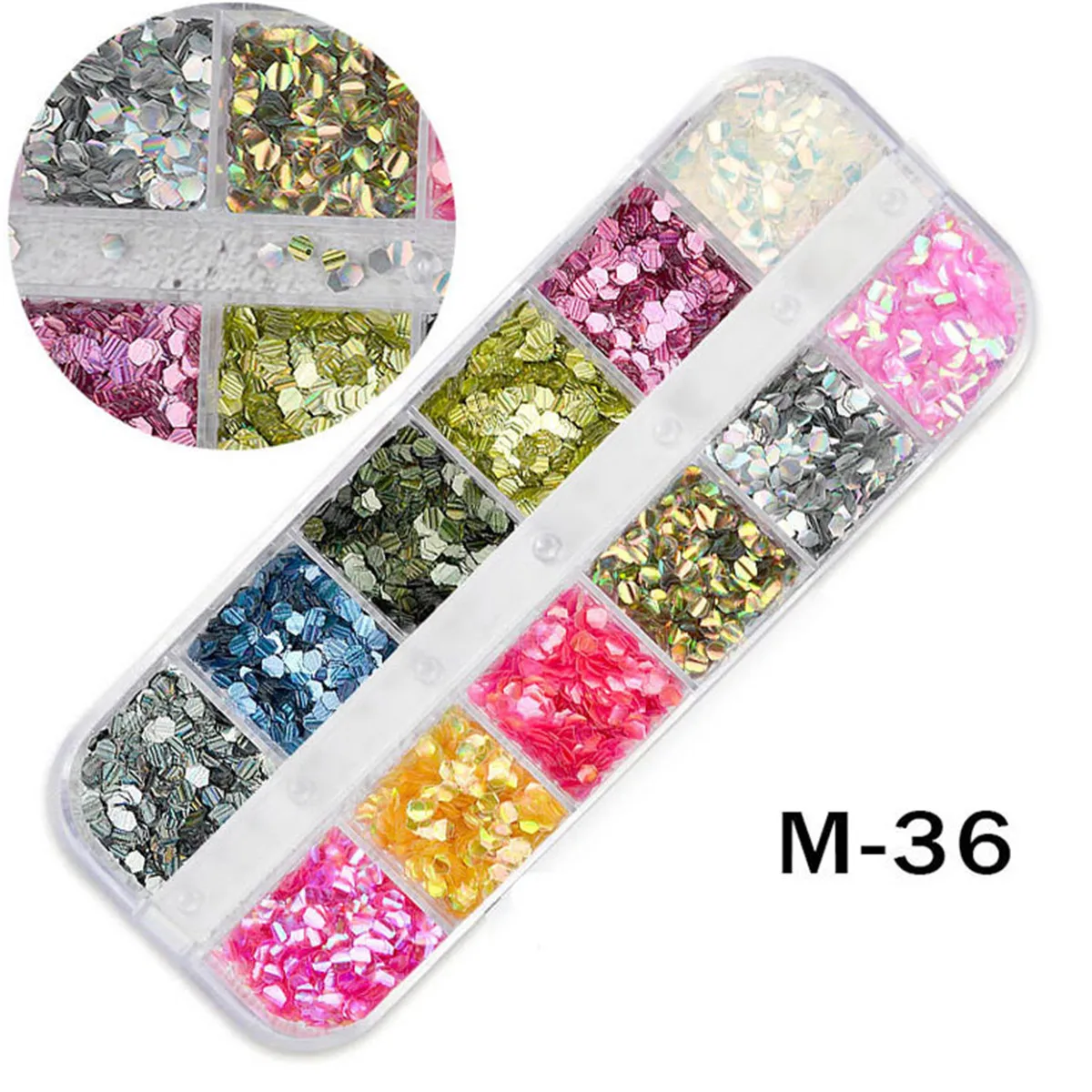 Голографические пайетки для ногтей радужные чешуйки блеск Русалка Лазерная