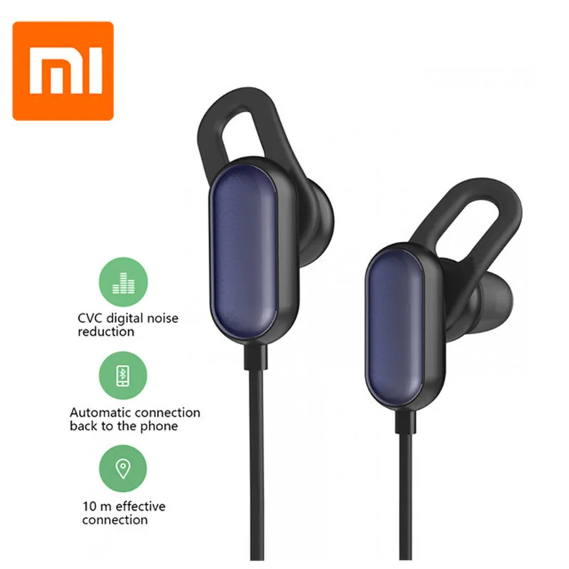 Оригинальные Беспроводные спортивные bluetooth наушники Xiaomi IP4X Youth Edition с микрофоном