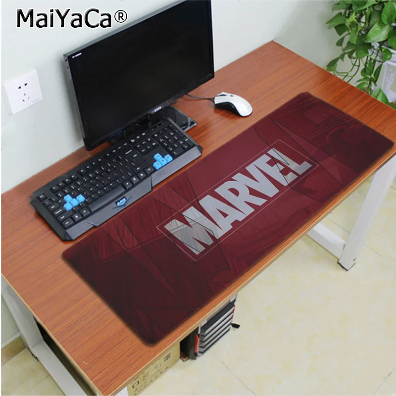 Lock Edge 30x80cm MaiYaCa пользовательские кожи Marvel Удобная мышка коврик для игровой мыши большой коврик для мыши клавиатуры коврик - Цвет: Lock Edge 30x80cm