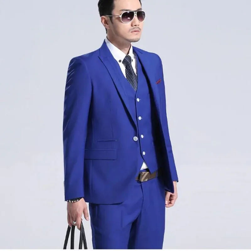 

Классические королевские диванные комплекты синий смокинг для жениха дешевые Slim Fit Изготовление под заказ мужской костюм s 2017 Винтаж Свадебный Мужской костюм на выпускной мужской костюм (куртка + штаны + галстук-бабочка)