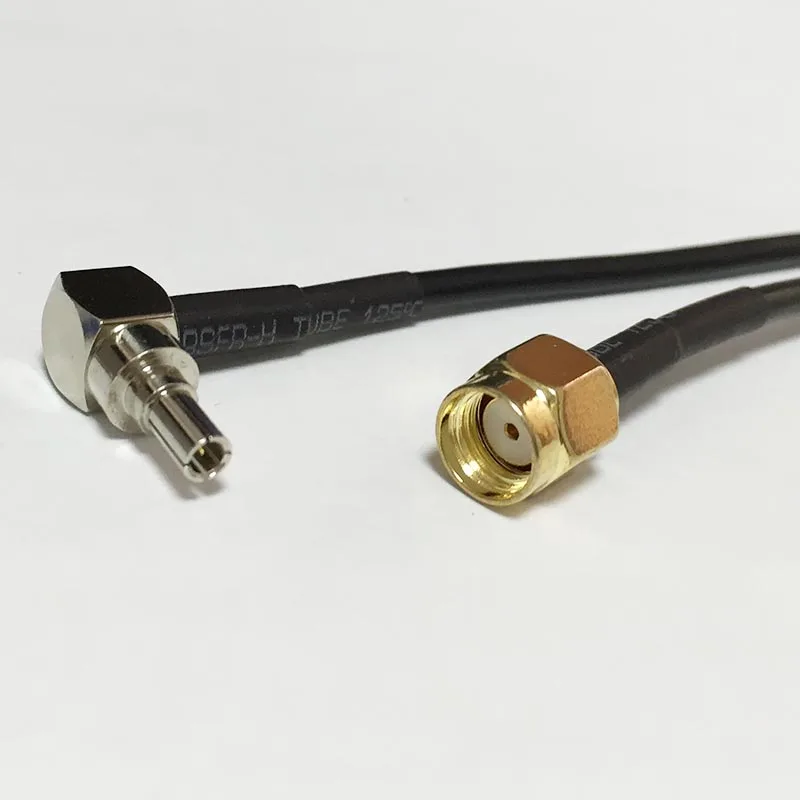 Обратный разъем RP SMA К CRC9 прямоугольный ОТРЕЗОК кабеля для 3G 4G HUAWEI ZTE USB-модемный