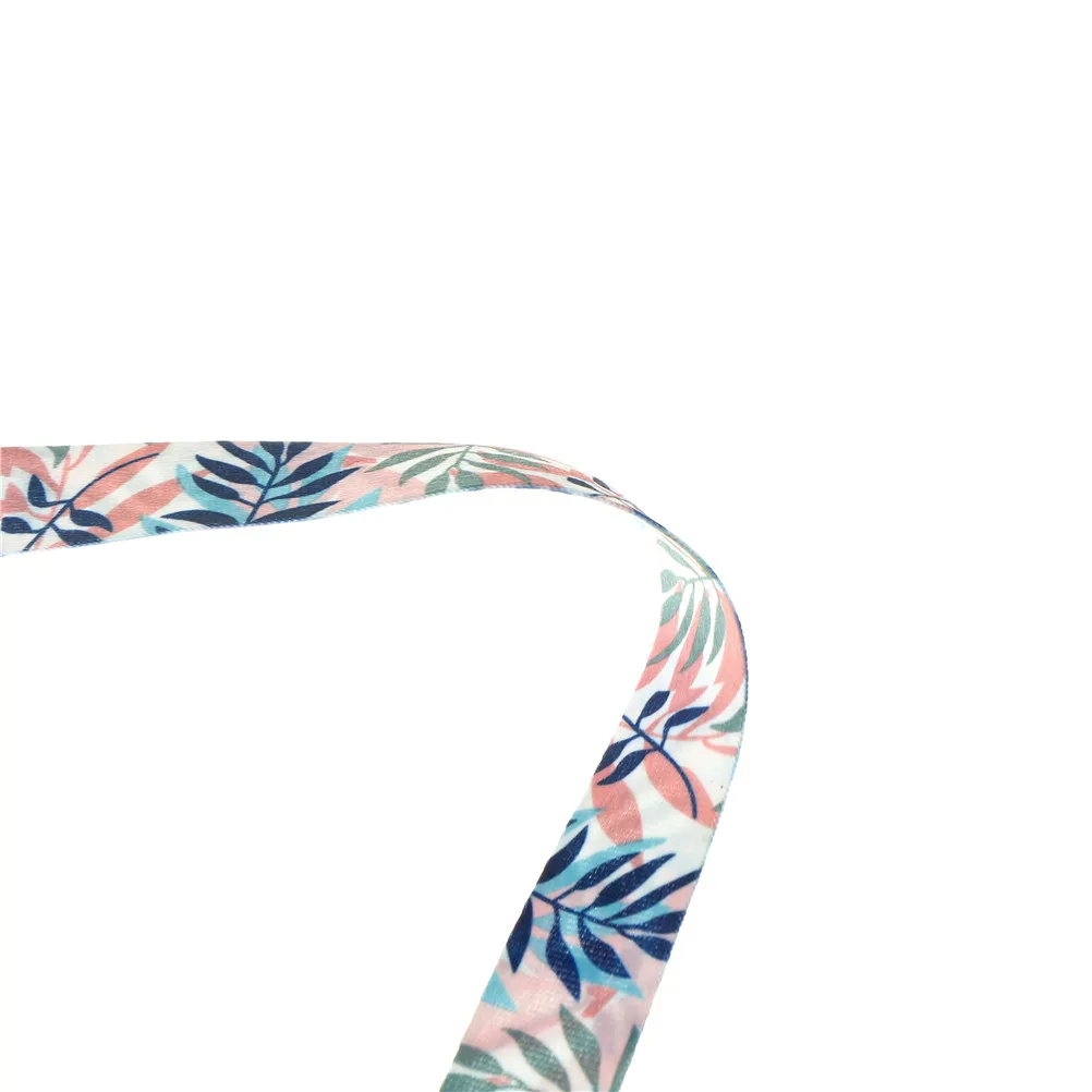 1 шт. DIY повесить веревка шнурки маленькие свежие листья шейный ремешок Ремешки