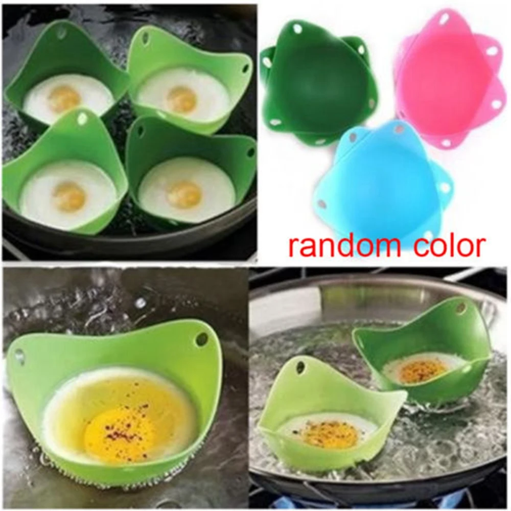 4 шт./компл. силиконовые Poacher Poaching Pods Pan Mould кухонный инструмент для приготовления