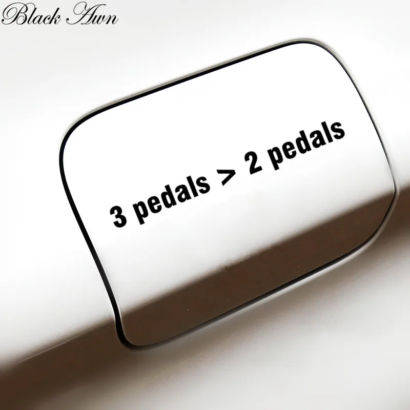 3 педали&gt 2 педали наклейка бампер на окно автомобиля D135|Наклейки автомобиль| |