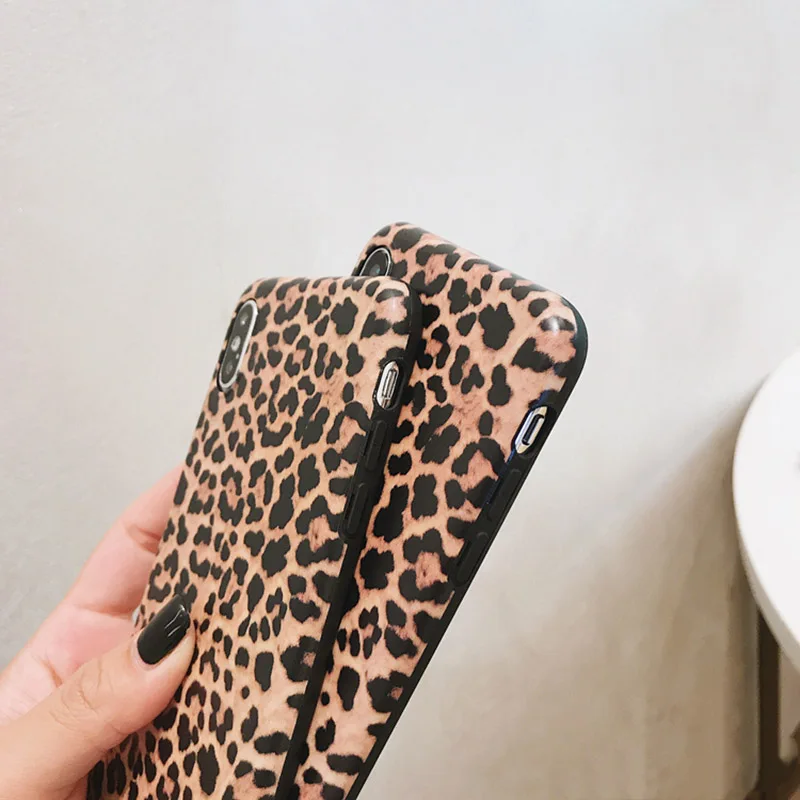 Stylish Leopard print Phone Case For iphone XS Max XR X 8 7 6S 6 plus Back Cover Luxury Cases |