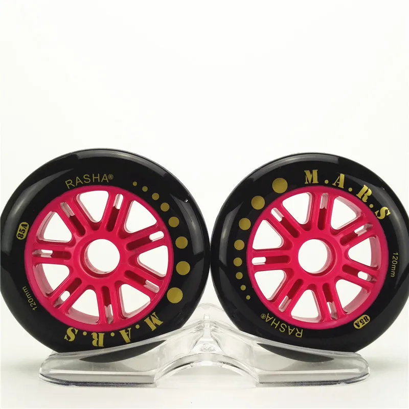 100% Оригинальные Раша встроенные скоростные колеса для роликовых коньков 120 мм