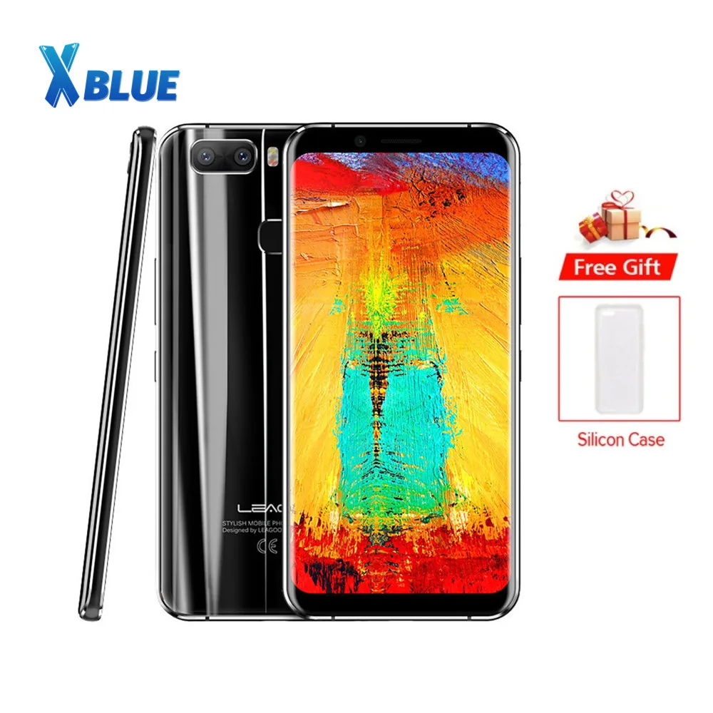 LEAGOO S8 Pro смартфон 5,9" FHD+ безрамочный экран с ips 2160*1080 6 ГБ+ 64 ГБ Android 7,0 MT6757CD Octa Core Dual сзади камеры 4G, мобильный телефон с функцией