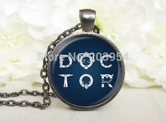 Ожерелье с роботом Доктор Кто из фильма Великобритании 1 шт./лот бронзовый или