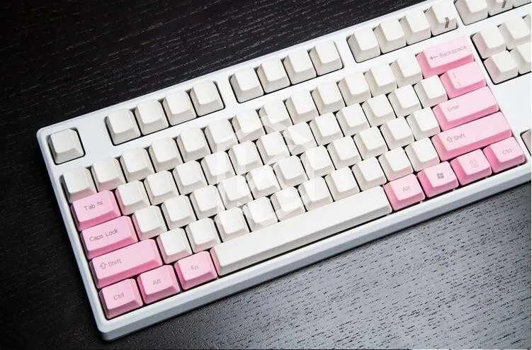 Механическая клавиатура 14 Комплект клавиш, модификатор, клавиша PBT Cherry mx, переключатель OEM, высота TKL 87 104, Клавиша ввода, боковая верхняя печать