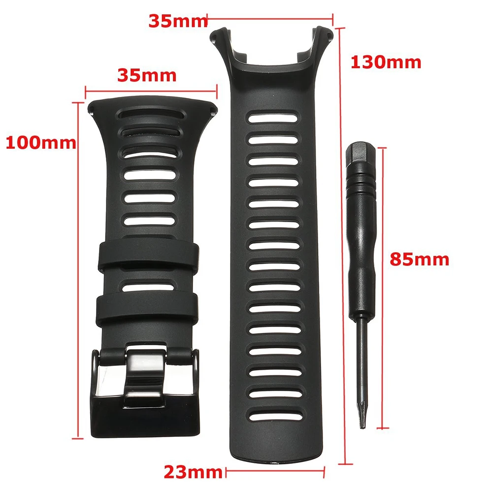 

Women Watches Men Watch Replacement Wristband Rubber Watch Strap Band Screwdriver for Suunto Ambit2 S Red Ambit3