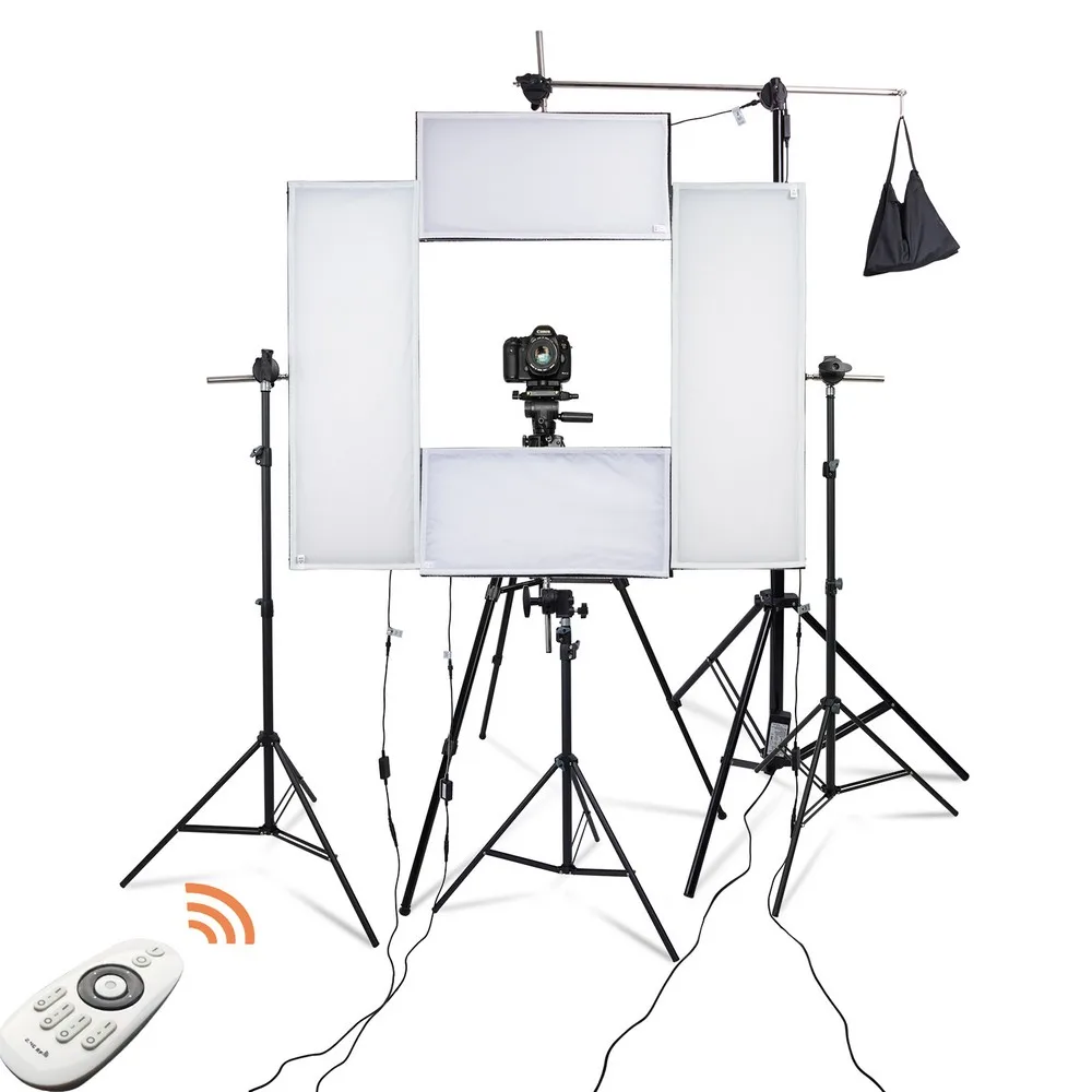 Travor Flex головной видео светильник для фотографии ing с регулируемой яркостью большая мощность 100 Вт 5500 к CRI95 с 2,4G беспроводной пульт дистанционного управления