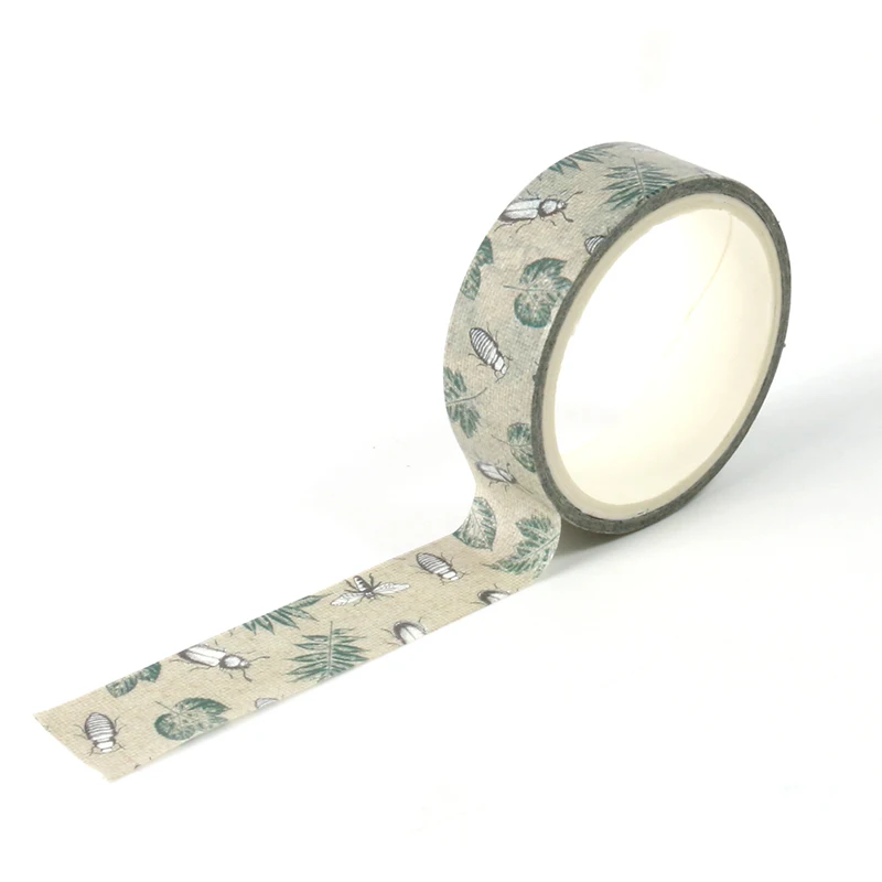 1X ретро природа насекомые мира лента для декорации Washi DIY планировщик дневник в стиле Скрапбукинг изоляционная лента escolar 5 м клейкие ленты