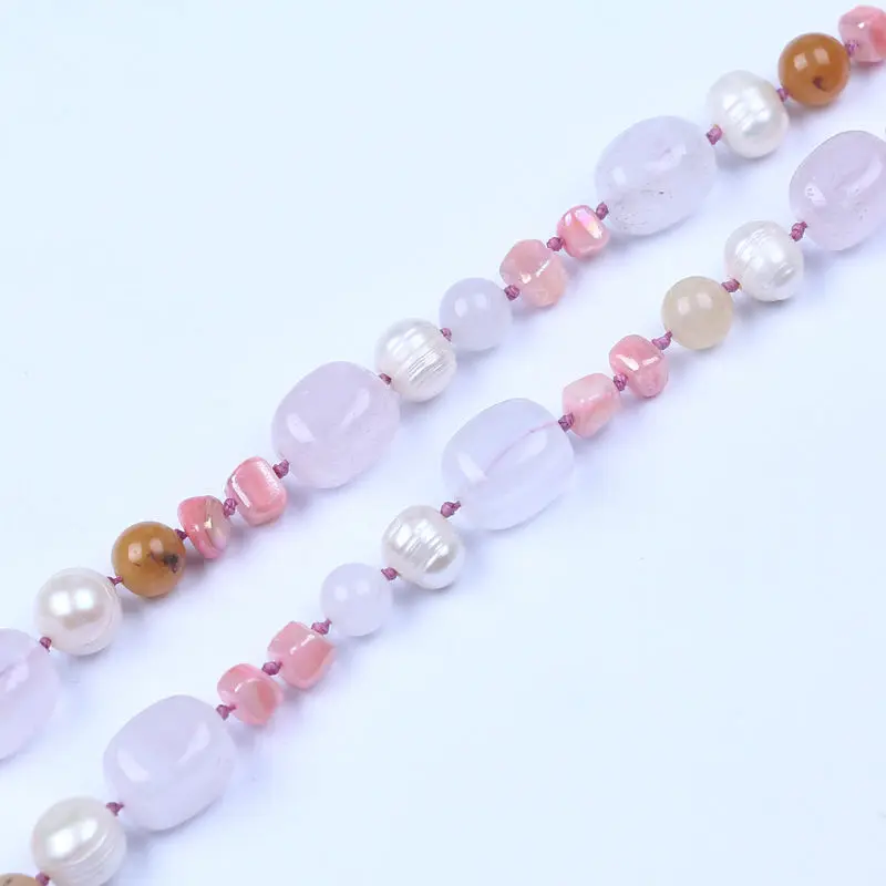 Женское Ожерелье из полудрагоценных камней жемчужный браслет с ракушками