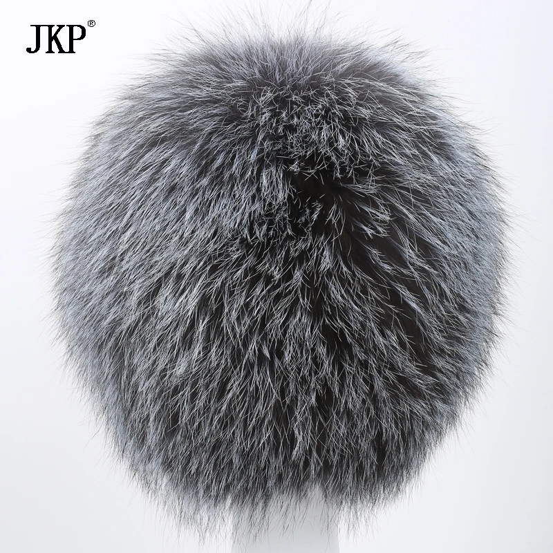 

winter women's Natural fox fur hat ear protector cap female hat pom pom cap