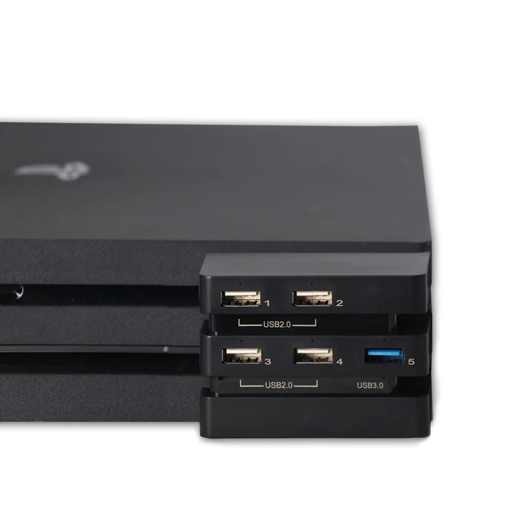 PS4 Pro 5-в-1 usb-хаб 3,0& 2,0 USB Порты и разъёмы игровой консоли Продлить USB адаптер для Playstation 4 Pro PS4 Pro консоли высокое Скорость+ 4 крышка