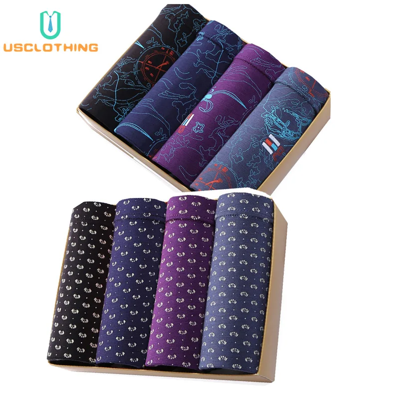 8 шт./партия мужские трусы боксеры из модала|Мужские боксеры| |