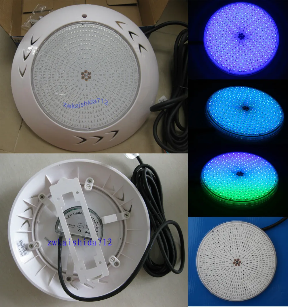 Подводный светодиодный светильник для бассейна HT SMD40W 12 В RGB пластиковая меняющая