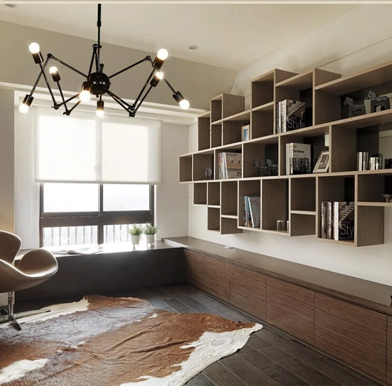 Современная подвеска паук подвесные светильники с 6/8 головками Лофт