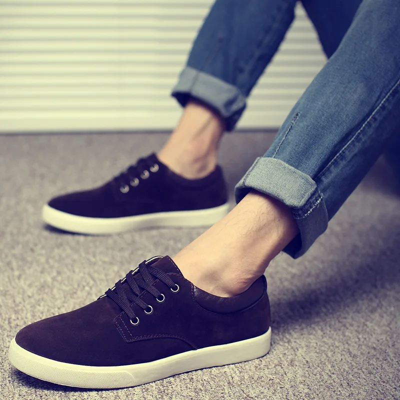 Прямая поставка мужская повседневная обувь большой размер 38-47 на плоской подошве