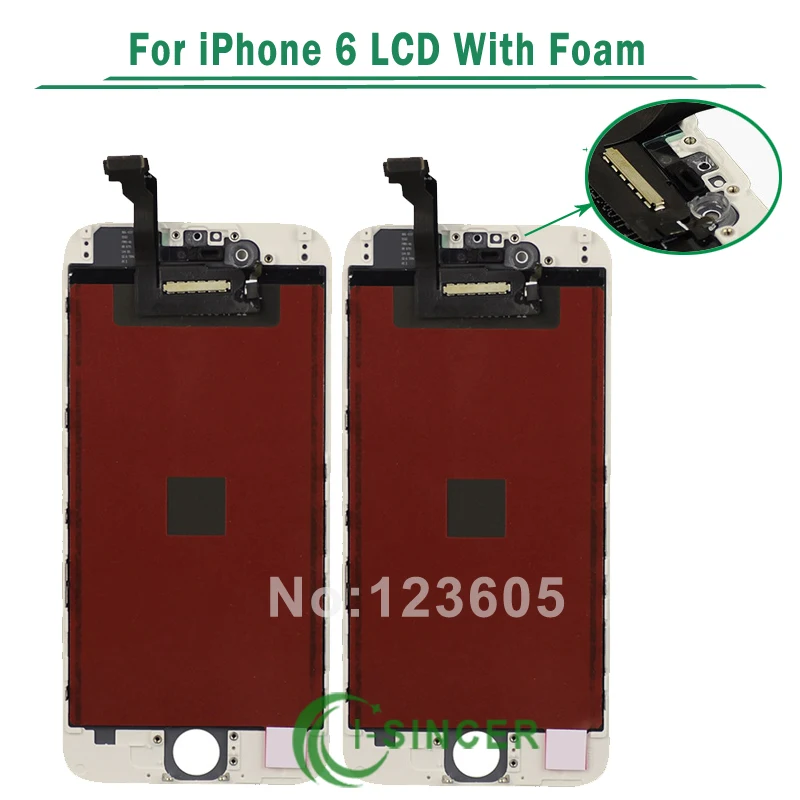 For iPhone 6 LCD Diplay + Touch Screen Assembly Foam Front Camera Ring Sensor Tools Free Shipping | Мобильные телефоны и
