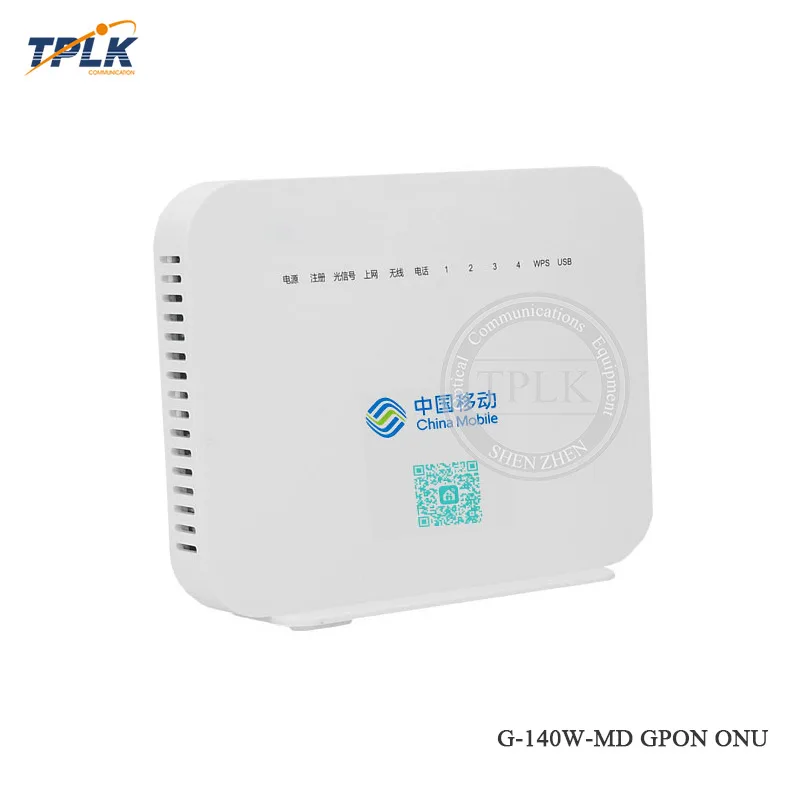 2 шт. вторая рука G-140W-MD английская прошивка gpon onu 1GE + 3FE 1Tel Wifi USB | Мобильные телефоны