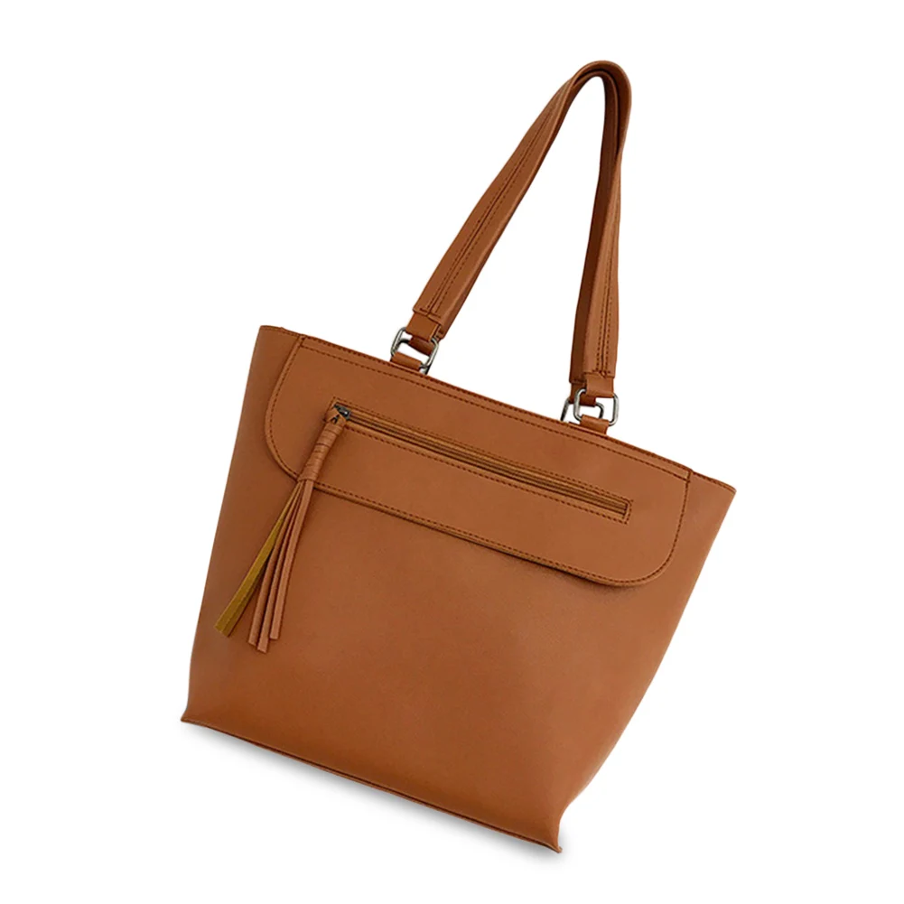 Женская сумка с кисточками из искусственной кожи на плечо 2 шт. сумки-мессенджеры