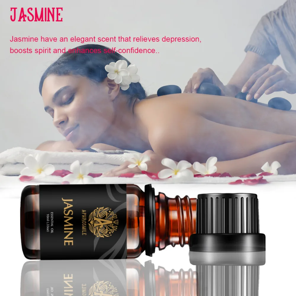 Известный жасминовое эфирное масло эффективно улучшить кожу головы сухость снять тревогу 10 мл натуральный