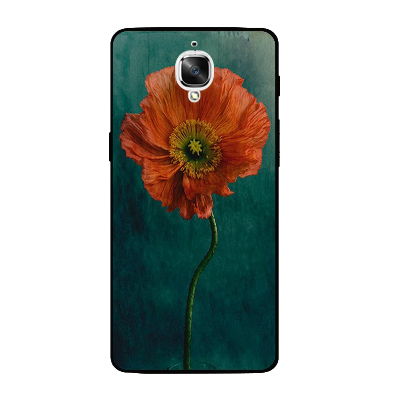 Черный мягкий ТПУ для OnePlus 3/3t DIY чехол телефона One Plus 3 3T оболочка ультра тонкий