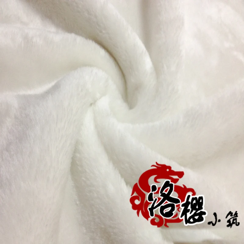 Белая короткая плюшевая утолщенная ткань украшение для прилавка тканевая