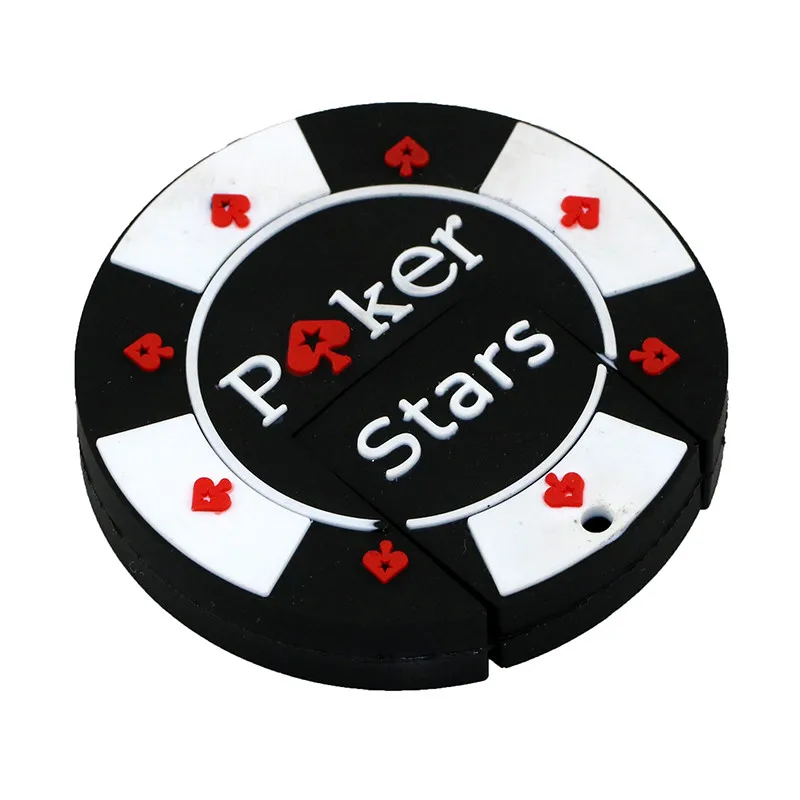 Забавная игра, USB флеш-накопитель, 4 ГБ, 8 ГБ, 16 ГБ, 32 ГБ, 64 ГБ, Poker Stars, флеш-диск USB 2,0, диск памяти, внешний накопитель