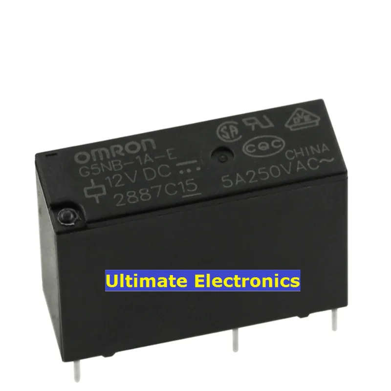 10 шт. G5NB-1A-E-5VDC G5NB-1A-E-12VDC G5NB-1A-E-24VDC DC5V DC12V DC24V 5A реле | Электронные компоненты и