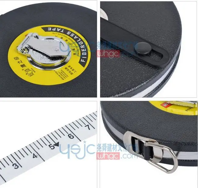 Мощная пластиковая крышка mini измерительная лента из стекловолокна 30M NO.01804