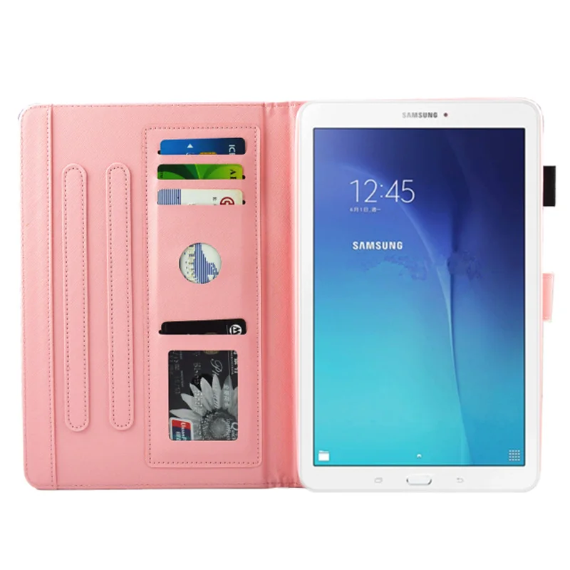 

unicorn flamingo PU Leather Flip Case For Samsung Tab A A6 10.1 2016 T580 T585 SM-T580 Smart Case Cover Tablet Sleep/Wake up