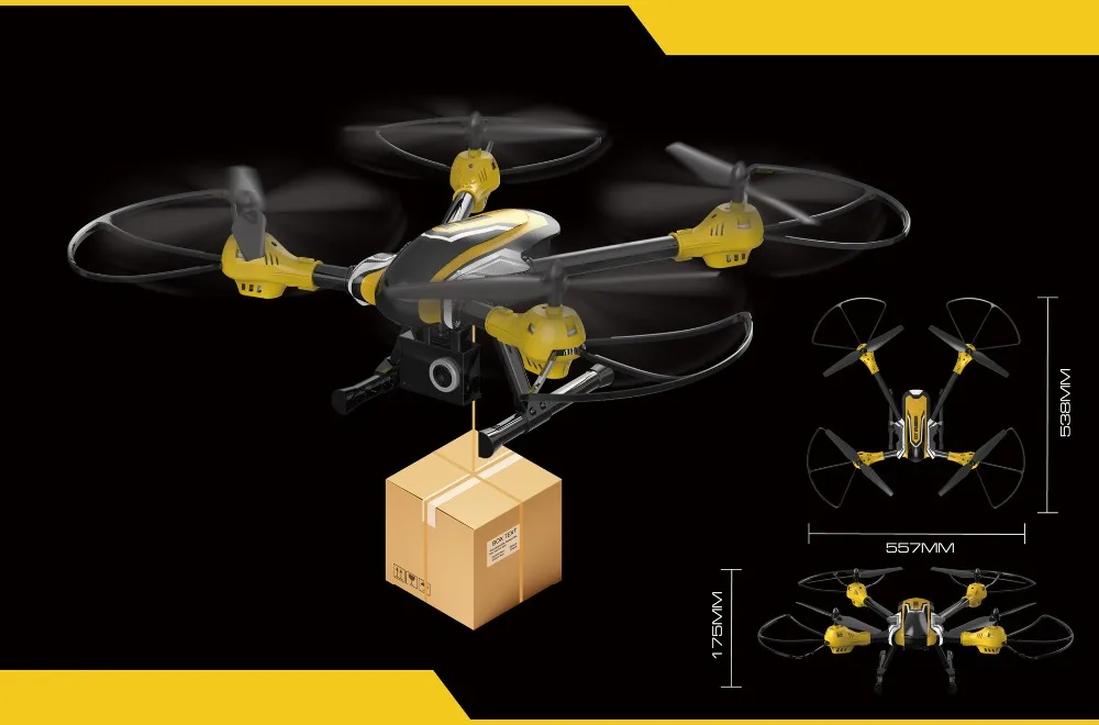 Все новые K70 WiFi FPV пульт дистанционного управления большой размер большой Дрон с 2-мегапиксельной камерой HD один ключ-возврат высота удержания RC Квадрокоптер Дрон RTF