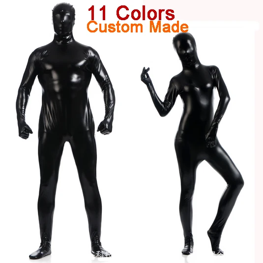 

Costom Made Women Men Sexy Black Pink White Vinyl PVC Latex Zentai Suit /Catsuit /Bodysuit Full Body Zentai Costumes Suit