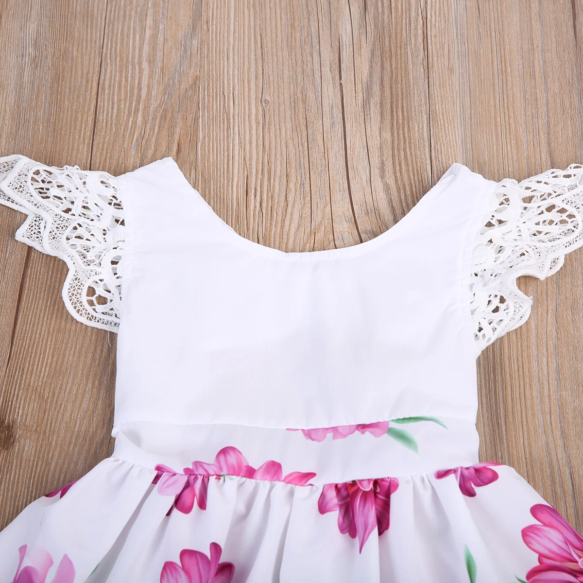 Новинка 2018 модное популярное цветочное кружевное платье для маленьких девочек с