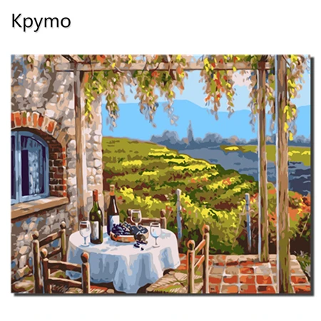VA-0439 Kpymo живопись каллиграфия декоративная акриловая кисть для рисования живопись по номерам модульная Картина на холсте по номерам VA1022 красота - Цвет: VA-0439