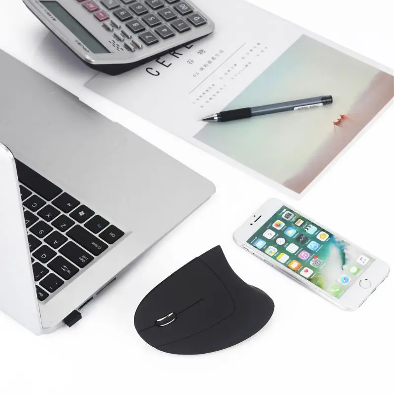 Эргономичная Вертикальная мышь беспроводная левосторонняя компьютерная