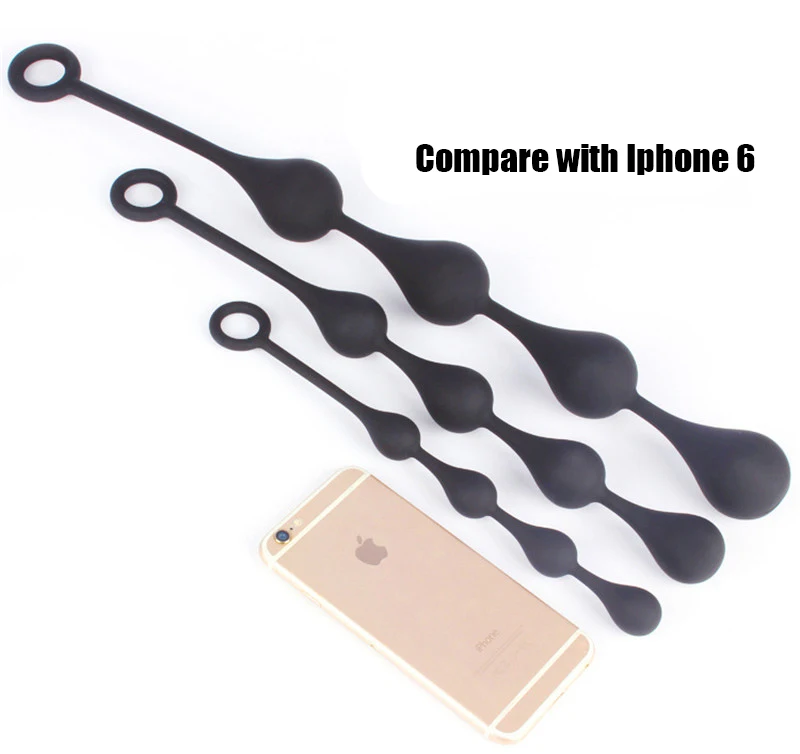 BEEGER анальные шарики с вытяжным кольцом эротическая точка G силиконовая Анальная