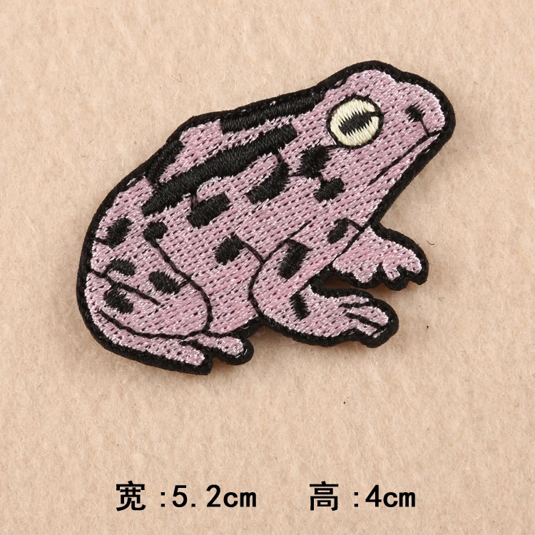 1pcs Frog Robot hands gesture Patch Embroidered Applique Iron On design DIY Sew Badge fill holes stickers | Дом и сад