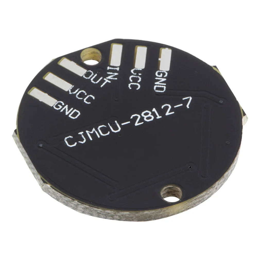 ICOCO Улучшенный 1 шт. 5050 RGB встроенный светодио дный 8 Красочные круглой формы