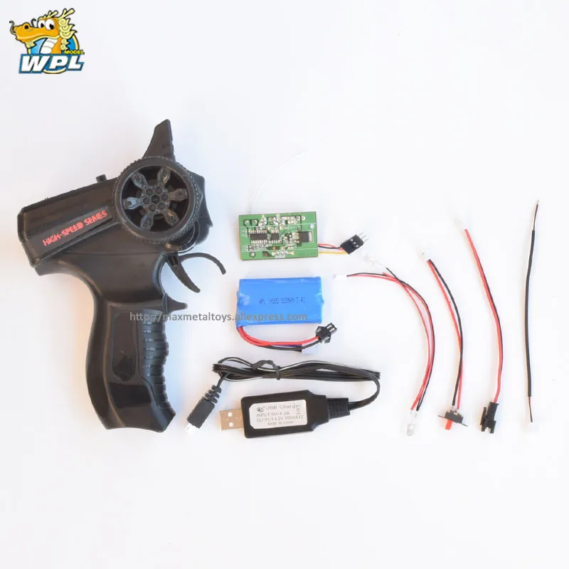 Remote Control Set WPL передатчик обновление электронного оборудования набор ОП фитинг Аксессуары Модель общего назначения пульт дистанционного управления для комплекта RC автомобиль - Цвет: Remote Control Set