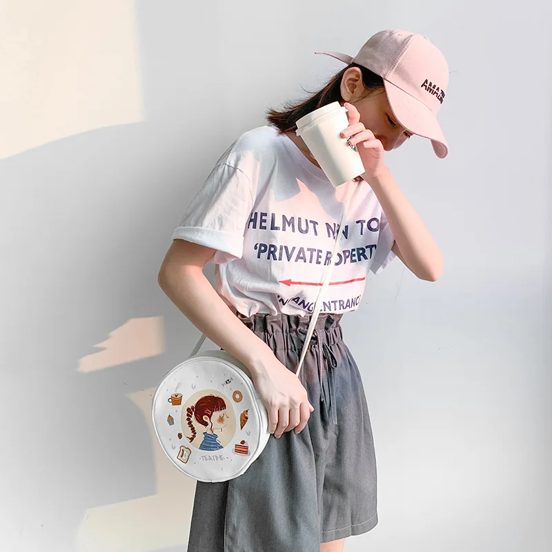 Youda оригинальная милая с рисунком сумка через плечо Студенческая повседневный